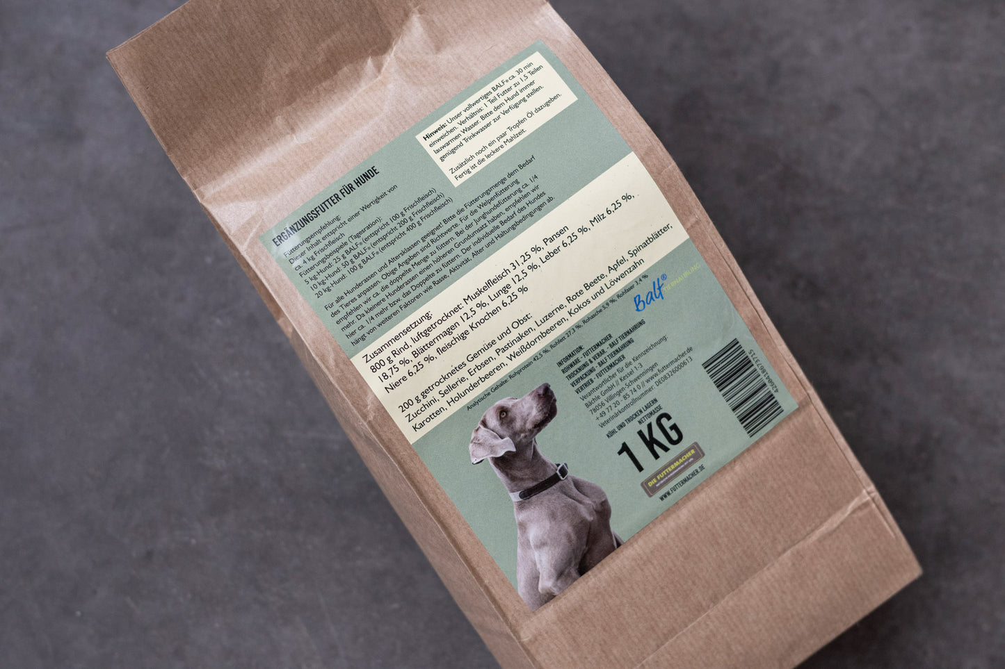 BALF® Trockenbarf Rind für unterwegs