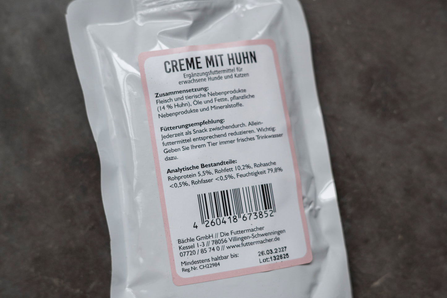 Creme mit Huhn