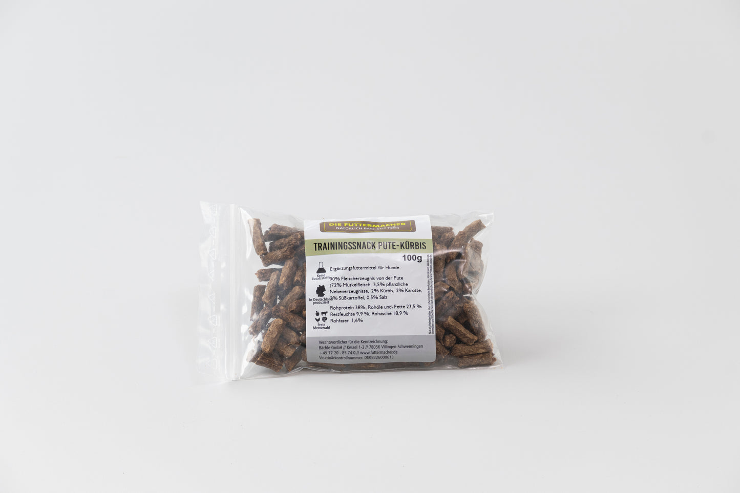 Trainingssnack Pute-Kürbis 100g