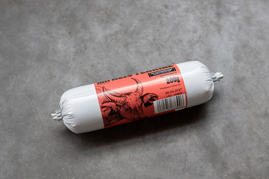 Rind mit Reis Terrine Hundewurst