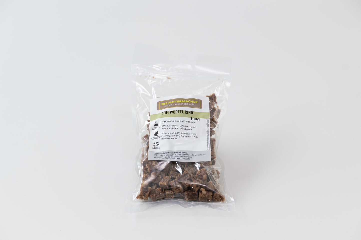 Softwürfel Rind 100g