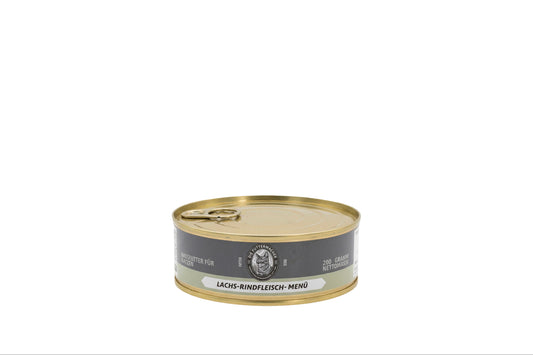 Dose Katzen Menü // Rind und Lachs 200g